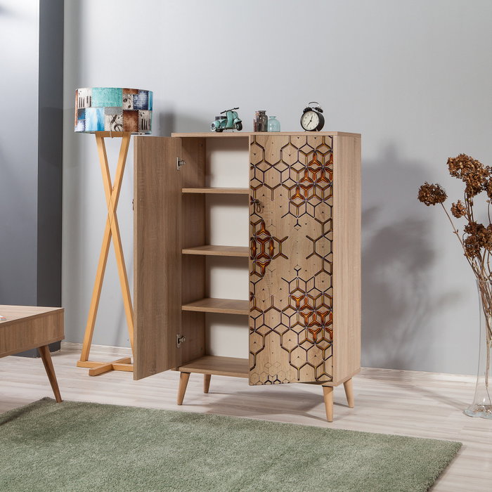 Hanah Home Multibox - 720 Armario Multiusos Roble Sonoma
